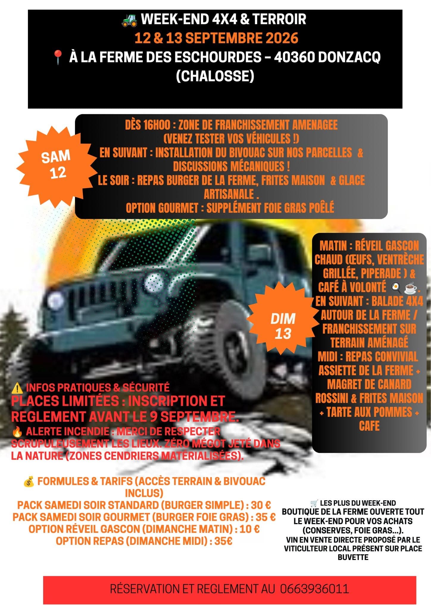 Week-end 4x4 Donzacq