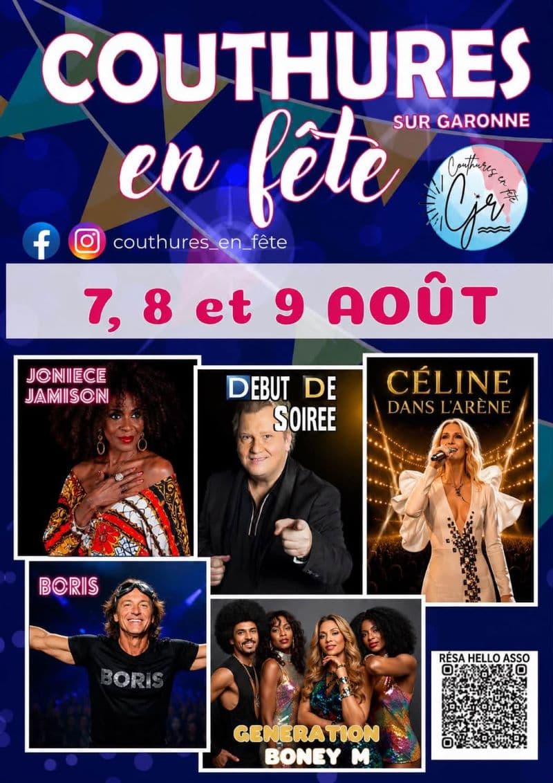affiche couthures en fete