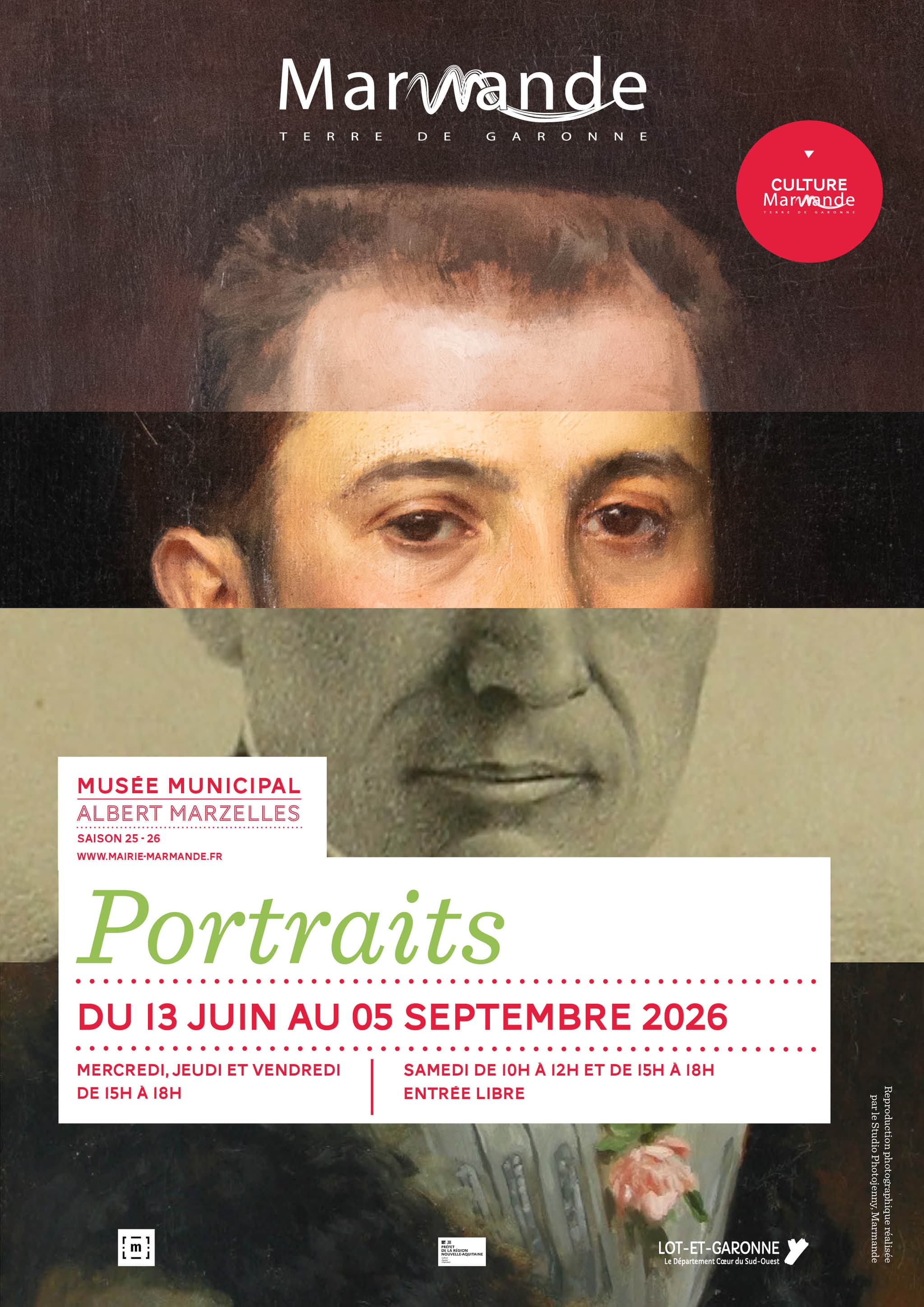 affiche expo Portraits 26 def