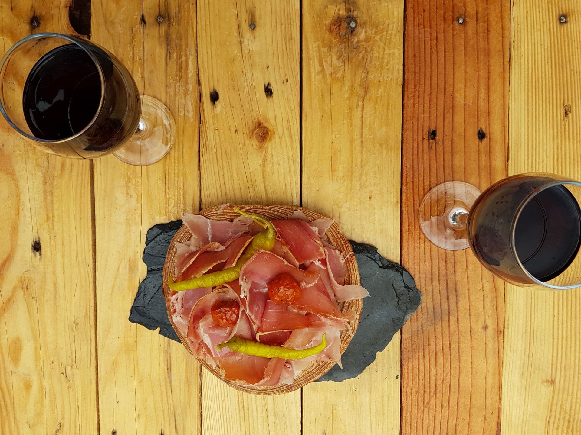 Bar-ardoise jambon gîte Chaneü