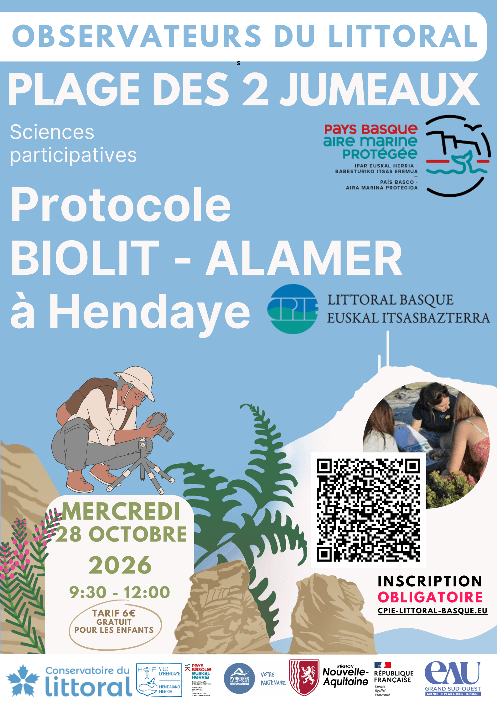 Observateurs_du_littoral - CPIE Littoral Basque - Hendaye Tourisme