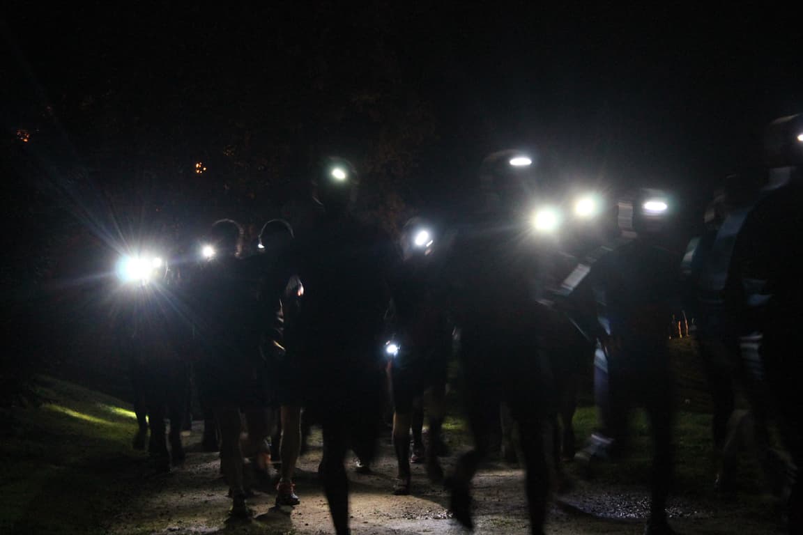 cazinight trail nocturne la souterraine groupe coureurs