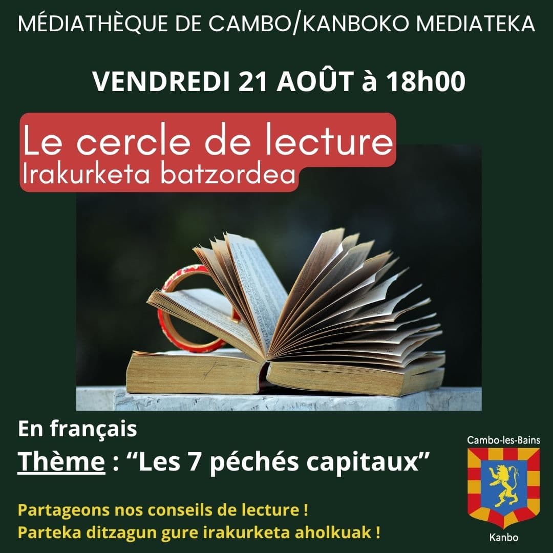 Cercle de lecture - 21/08/2026 -