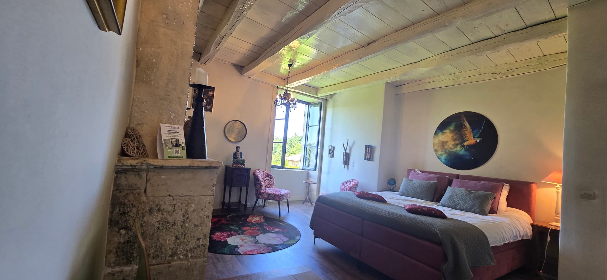 Chambres d'hôtes-Maison Fossemagne-chambre Le Marronnier