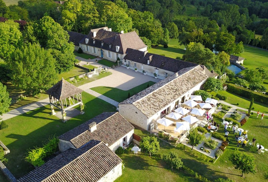 chartreuse du Bignac - vue aérienne