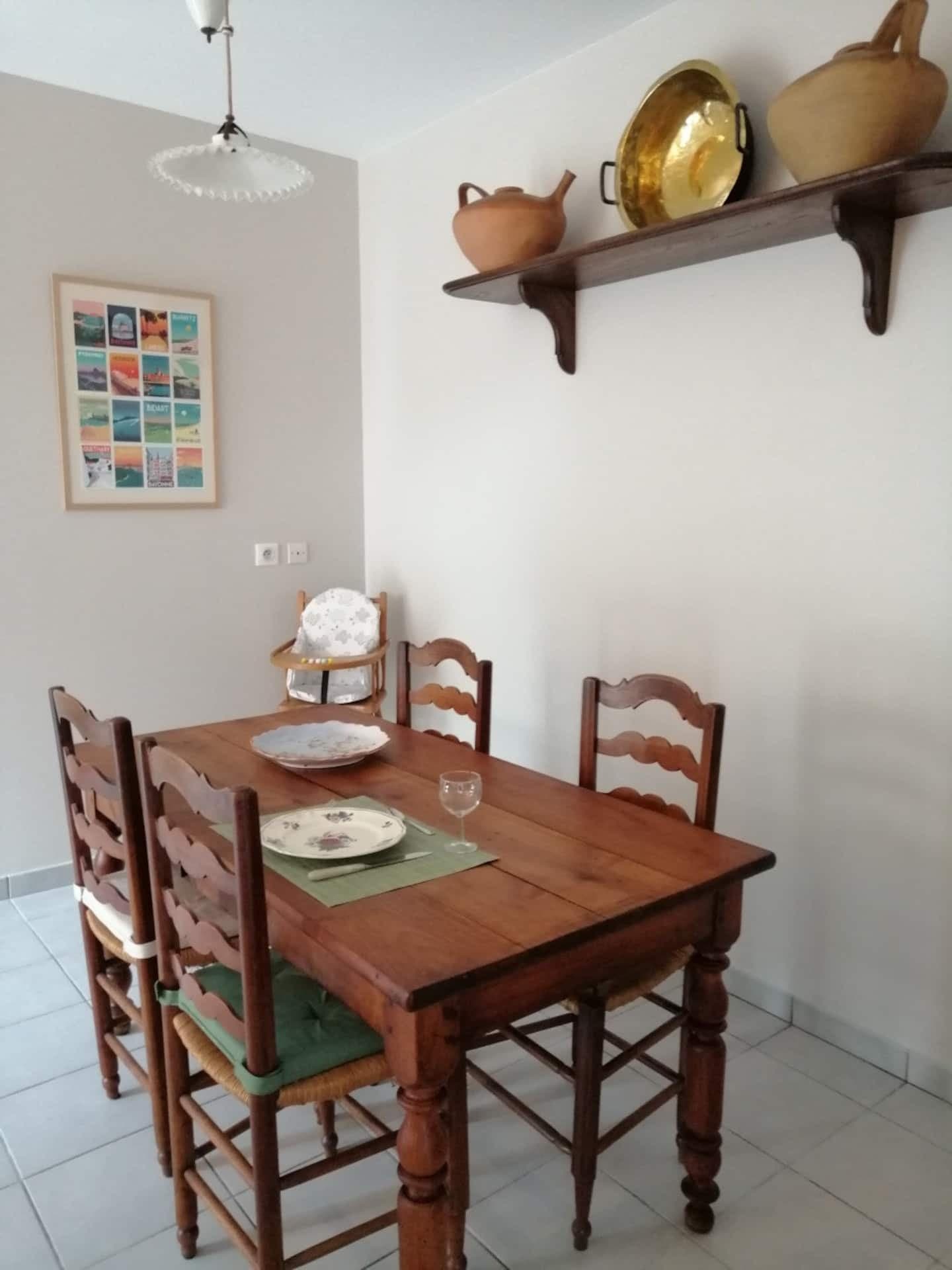 Gite Labadie coin cuisine