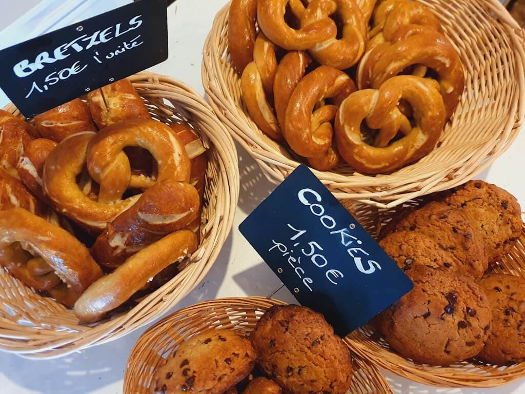 cookies et bretzels