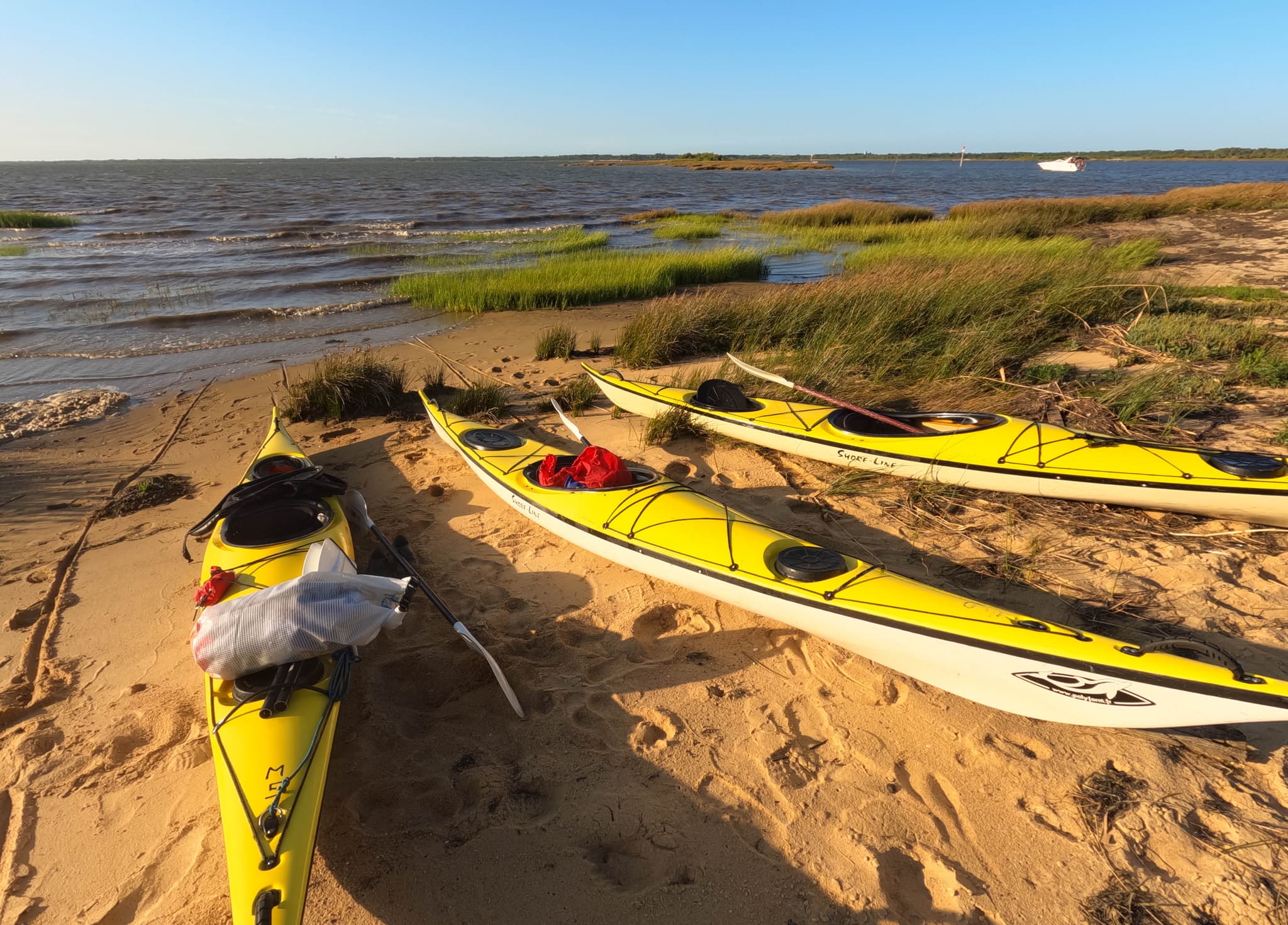 Pause kayak de mer pointe du Teich