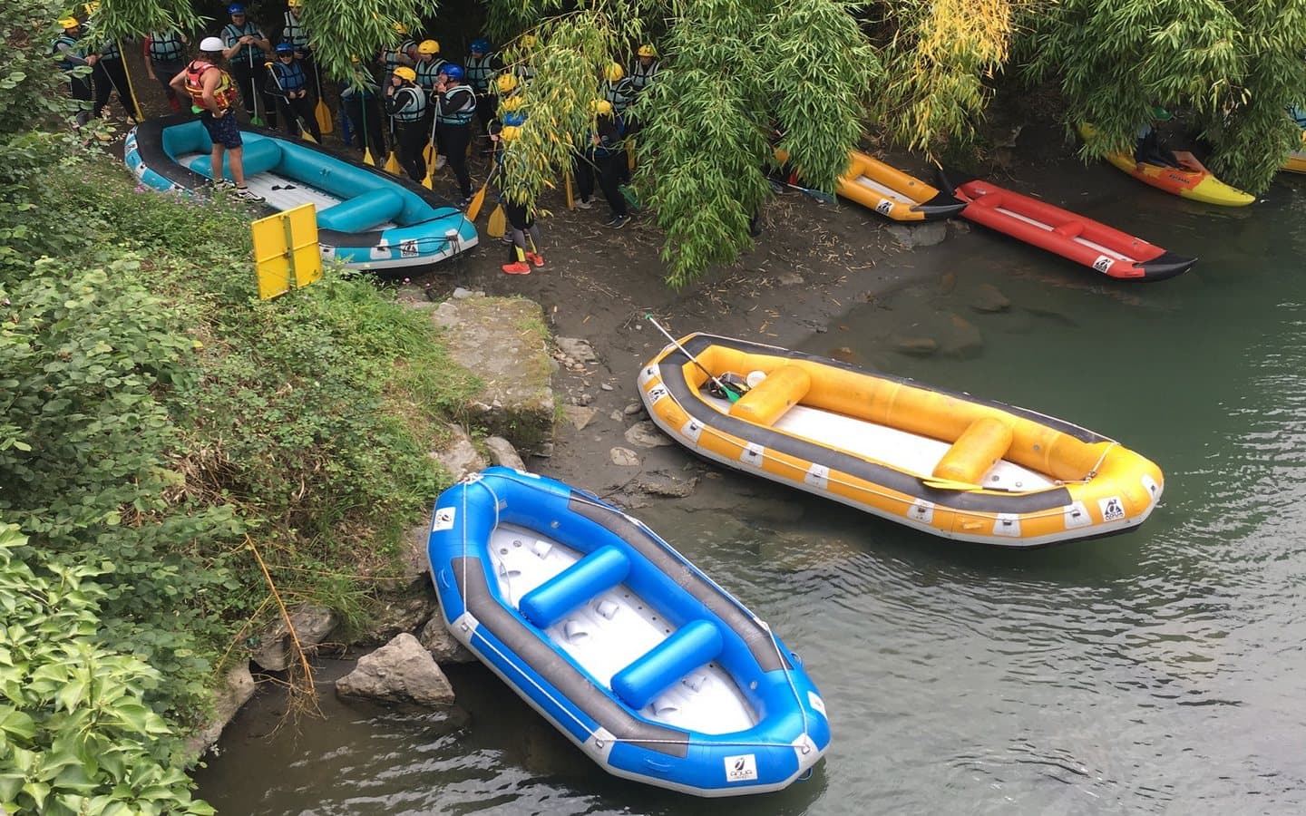 Evasieau rafting gave de Pau Nay Lourdes
