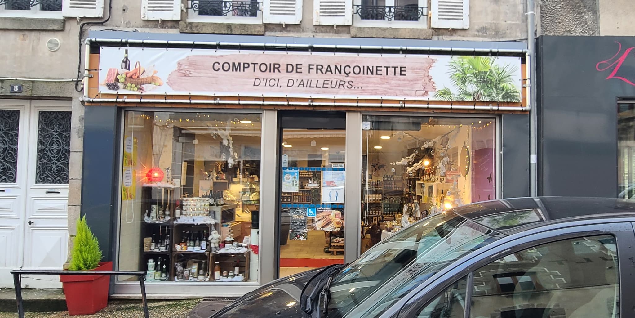 Devanture du Comptoir de Françoinette