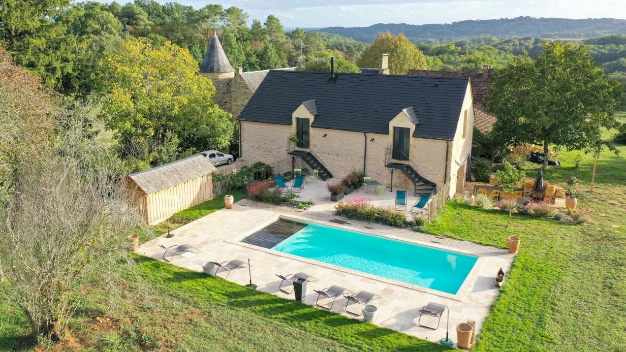 Les Charmes de Vaurizeaud piscine chauffée Sarlat_1