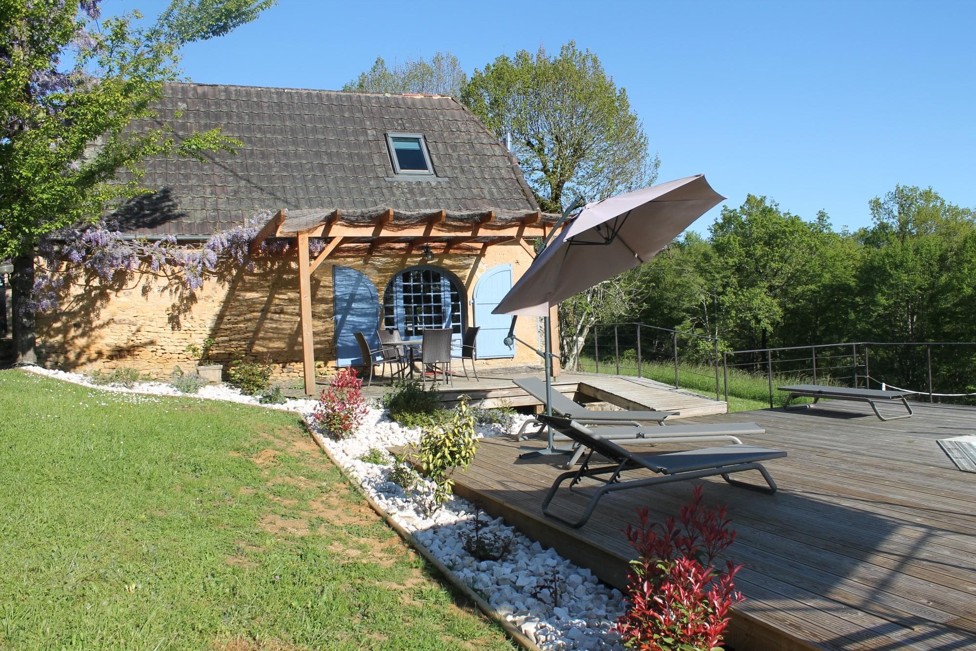Les Combes avec piscine chauffée au nord Sarlat_5