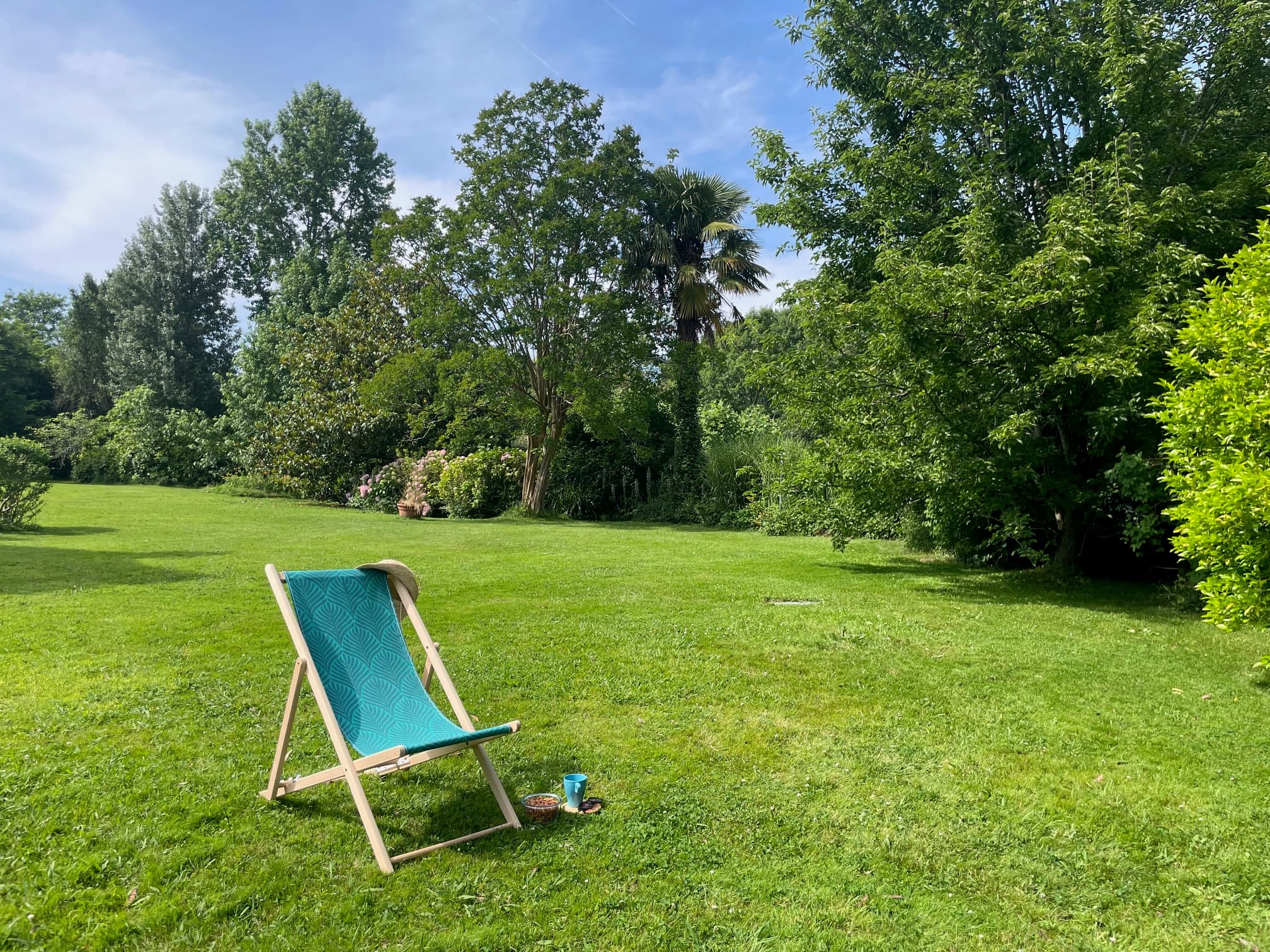 Parc au Manoir - transat et sieste au domaine de bassilour bidart