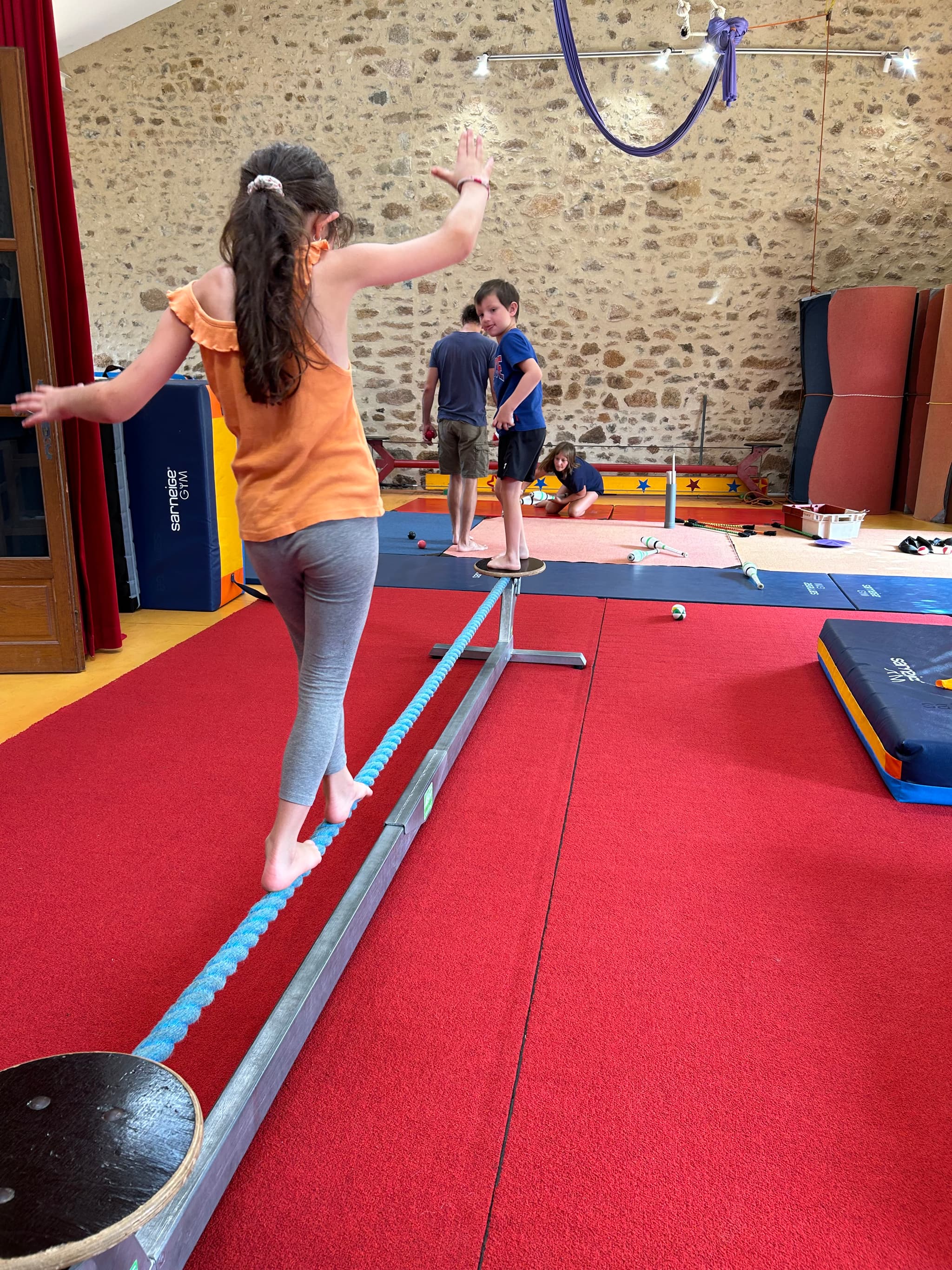 Cirque au CPA Lathus