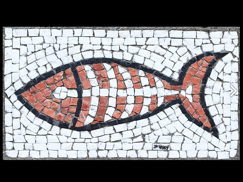 Vitrail et mosaïque