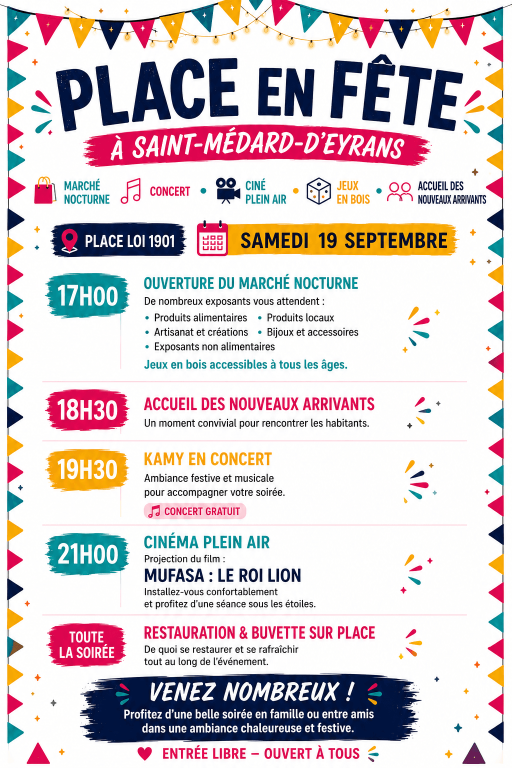 la place en Fête 19.09.2026