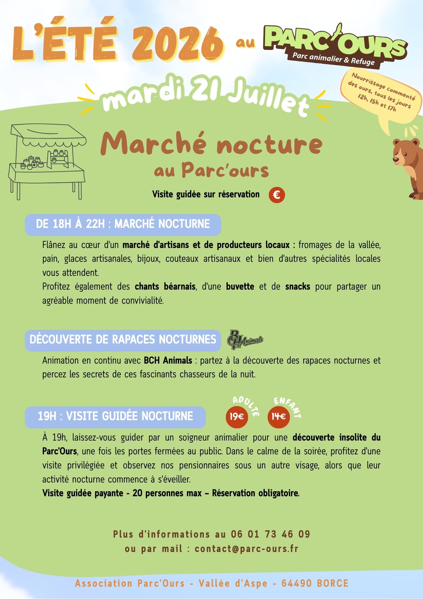 Programme été chaque mardi - marché juillet