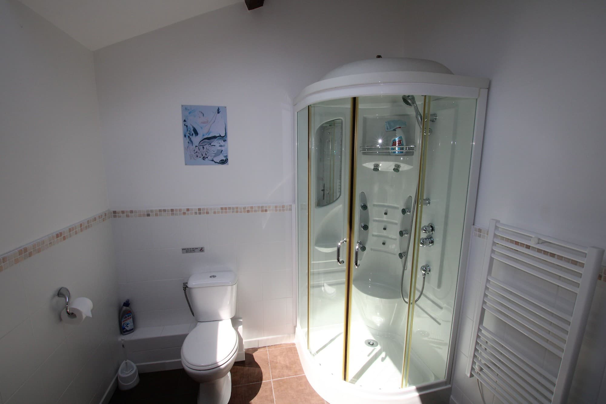 neuvy-bouin-gite-bonniniere-rose-chambre2-douche