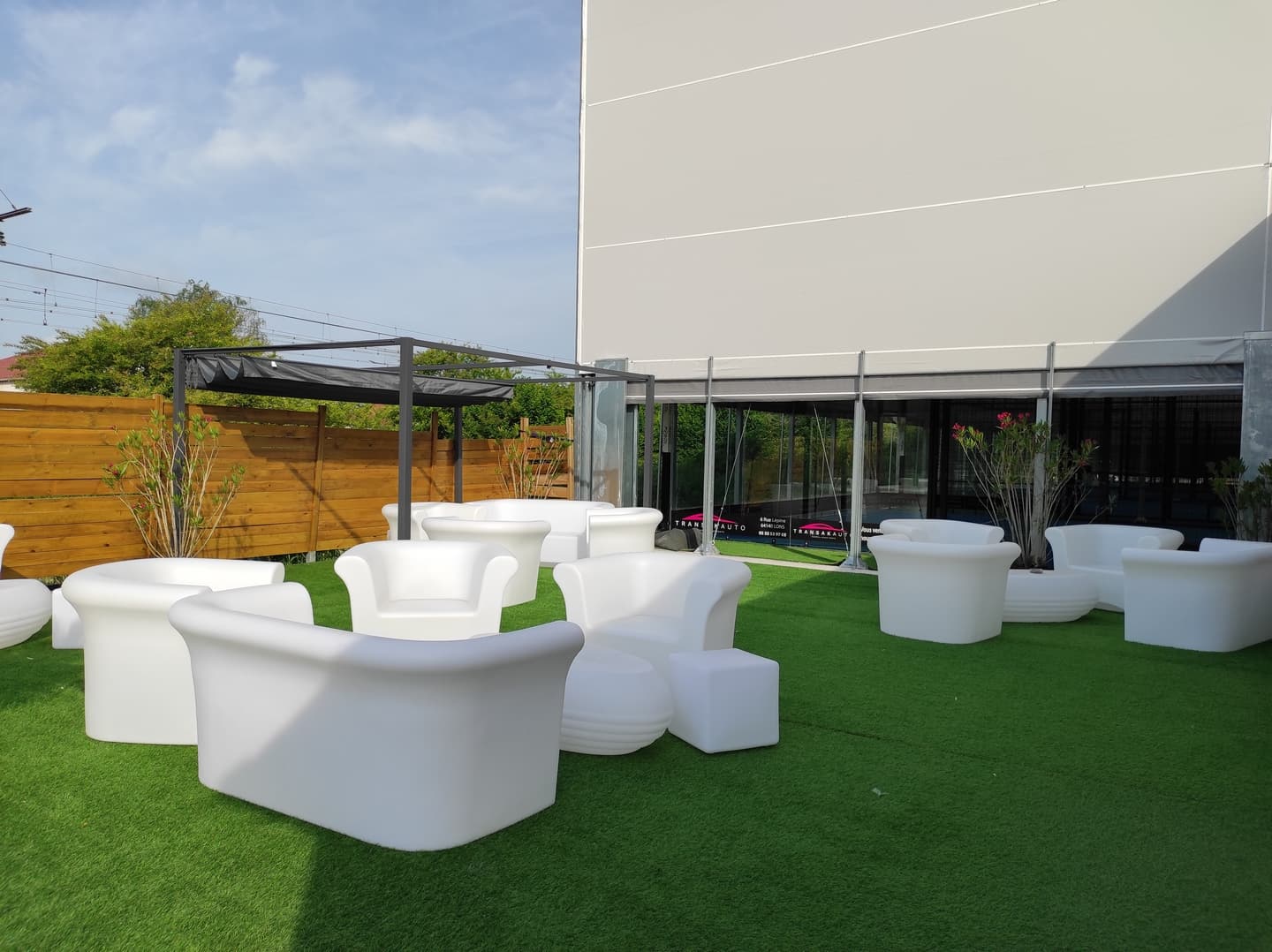 Padel Factory - Lescar - terrasse