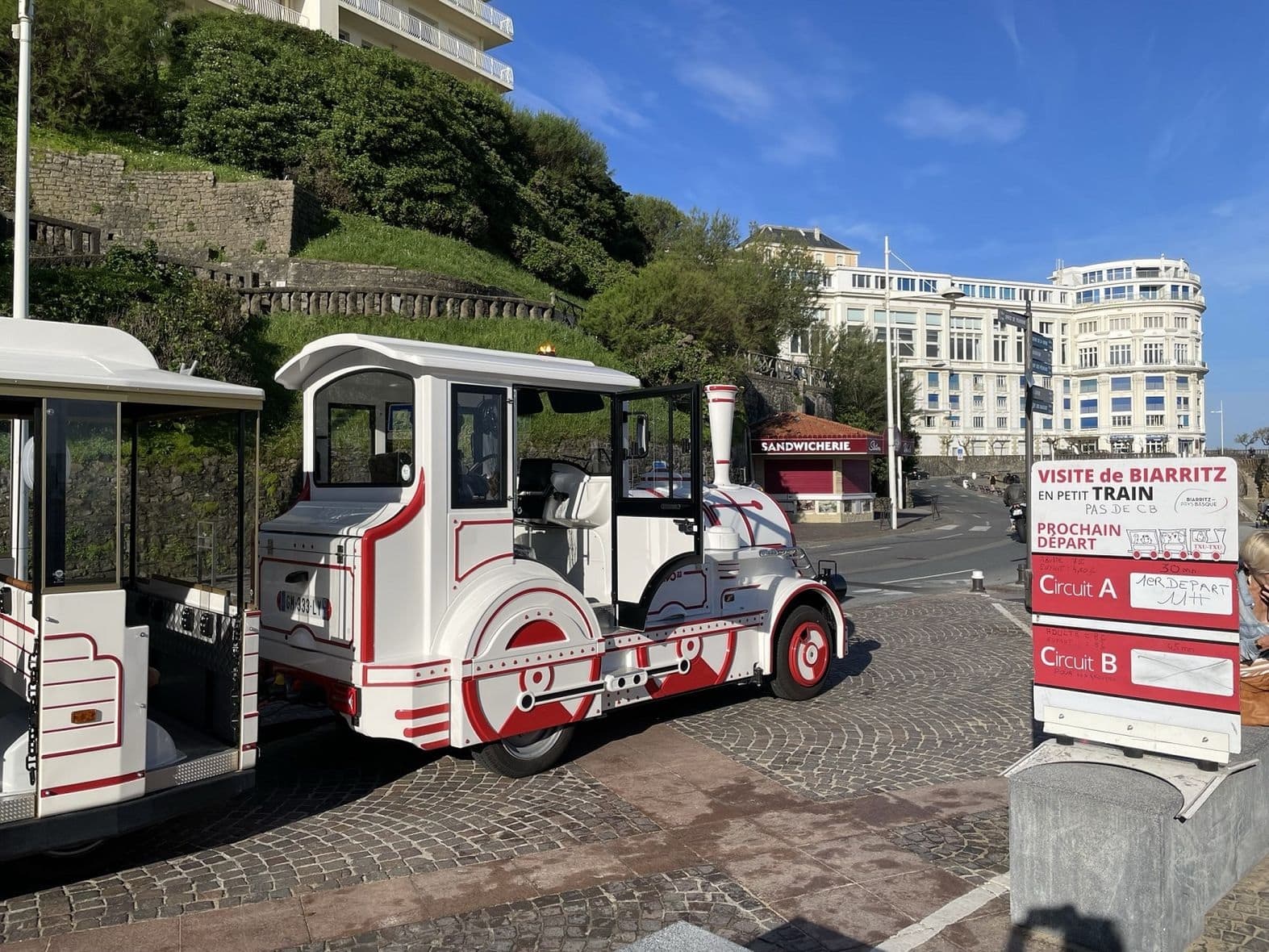 Petit train touristique a biarritz