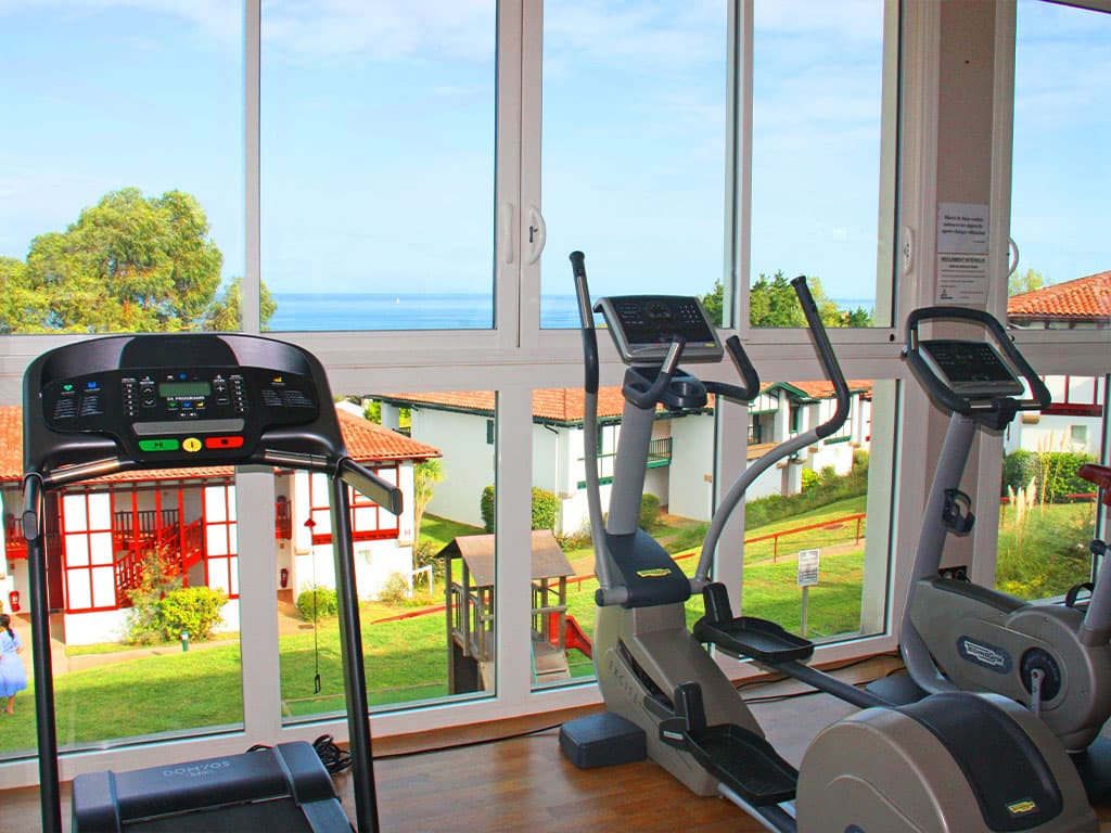 Salle de fitness village vacances Hendaye