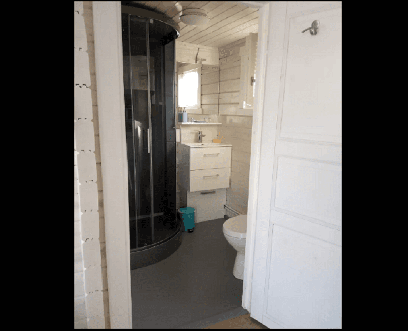 salle de bain Agréable petit chalet Camarsac