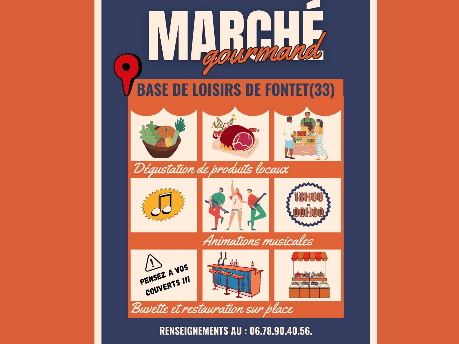 marché gourmand fontet