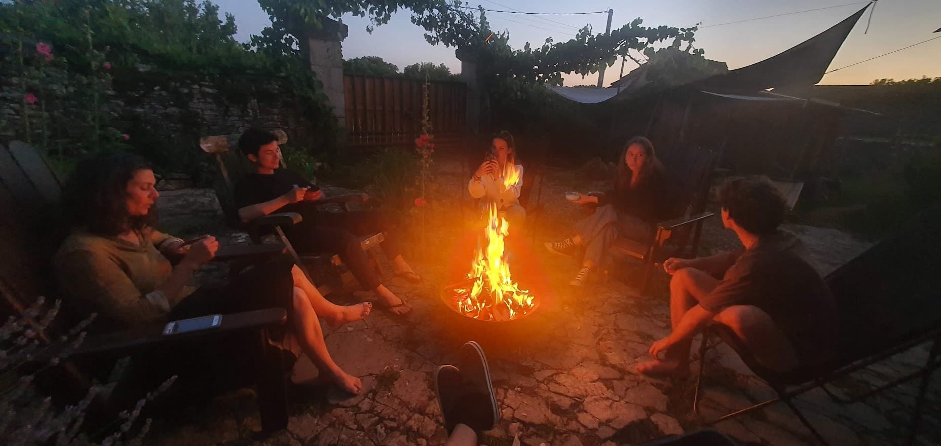 soirée brasero