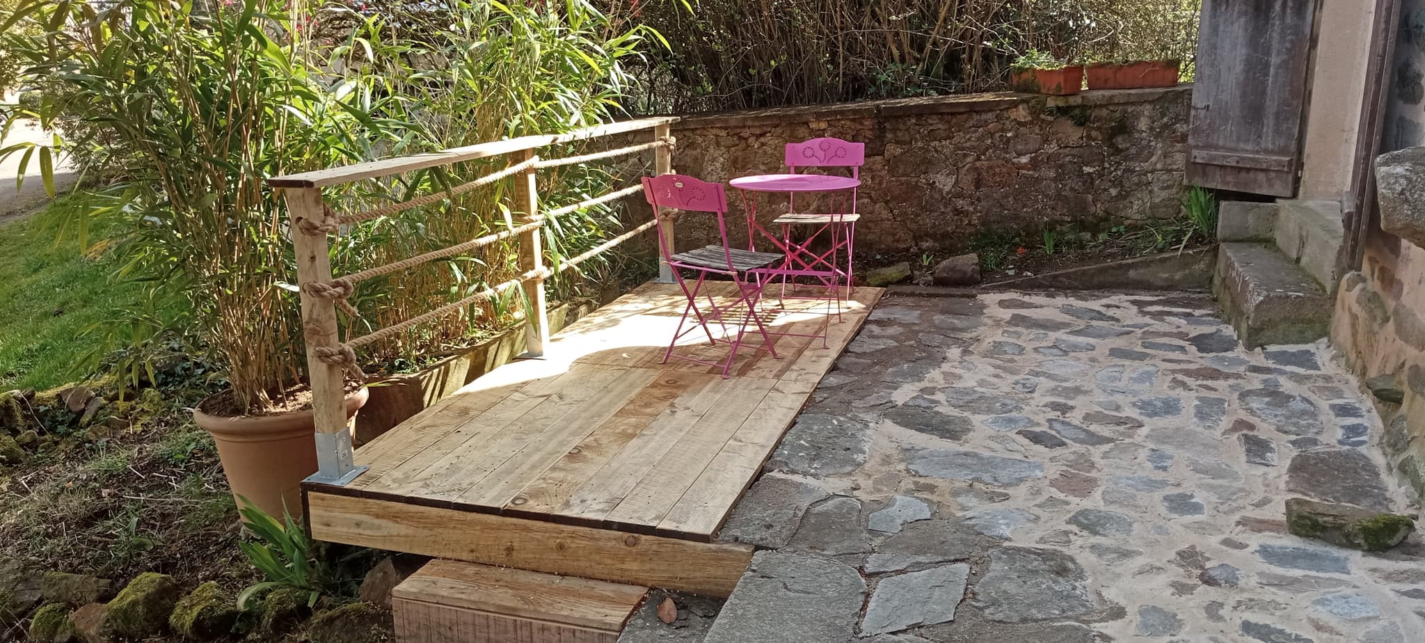 terrasse à l'avant
