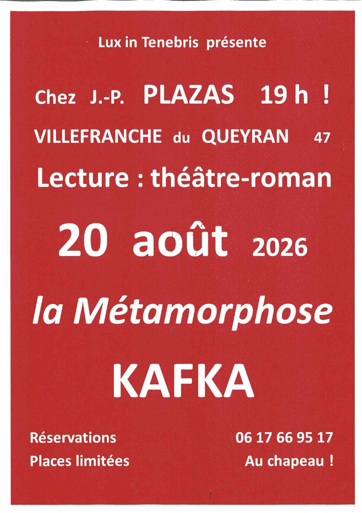 théâtre-roman métamorphose de KAFKA_fma2026