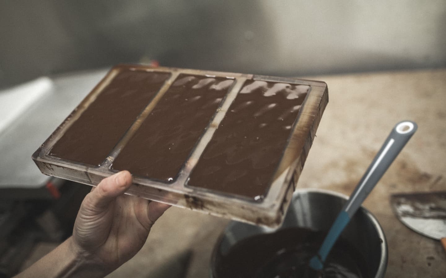 Transformation du chocolat