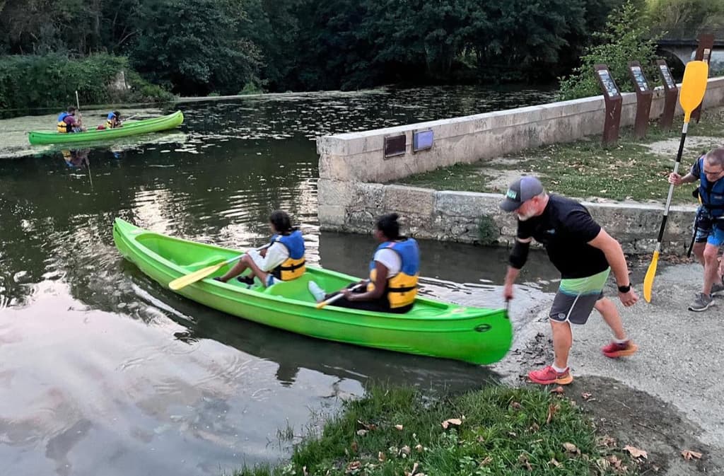 visuel été actif canoë nocturne.