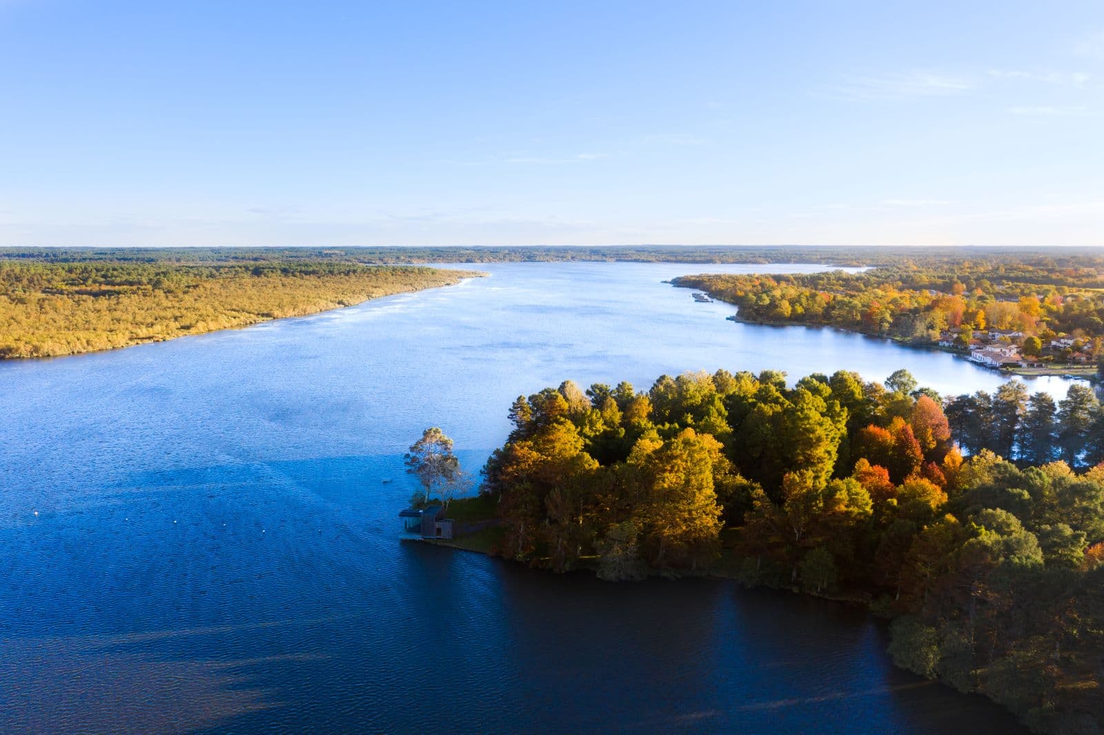 vue-grand-lac-pointe-vergnes-soustons