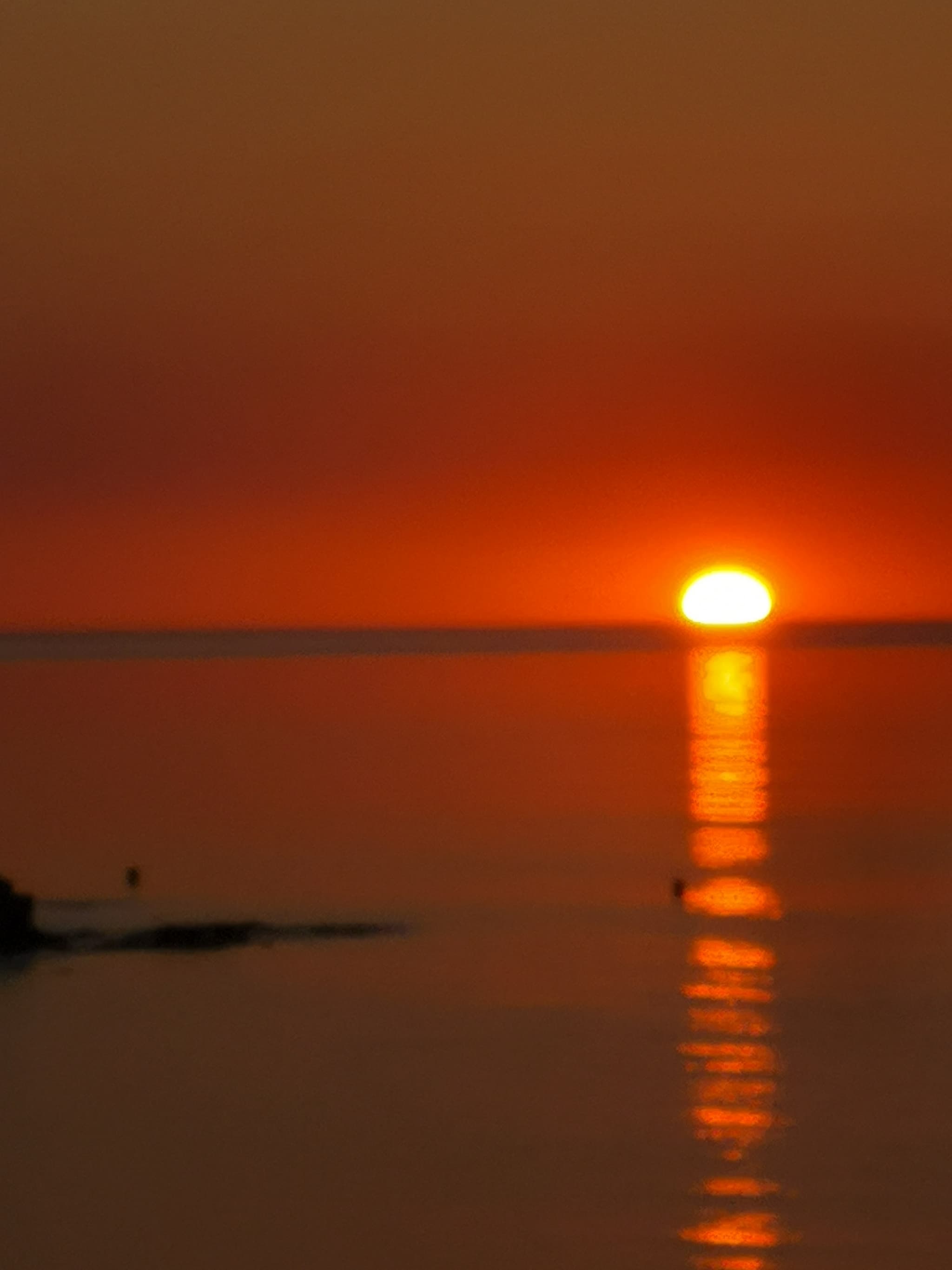 lever de soleil depuis terrasse