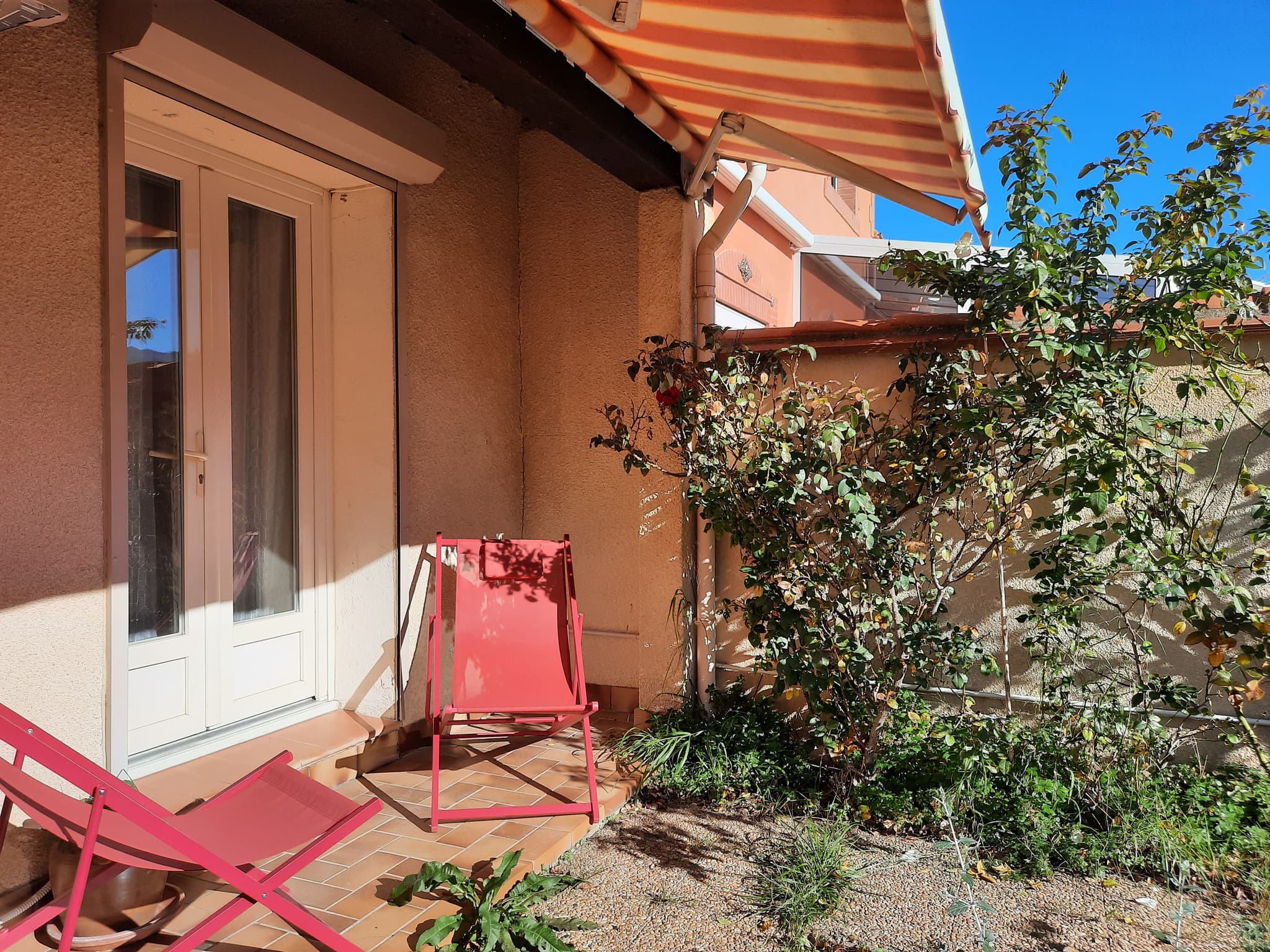 Jardin côté chambre