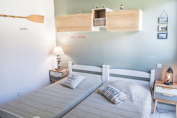 La chambre côté mer ( 2 lits )