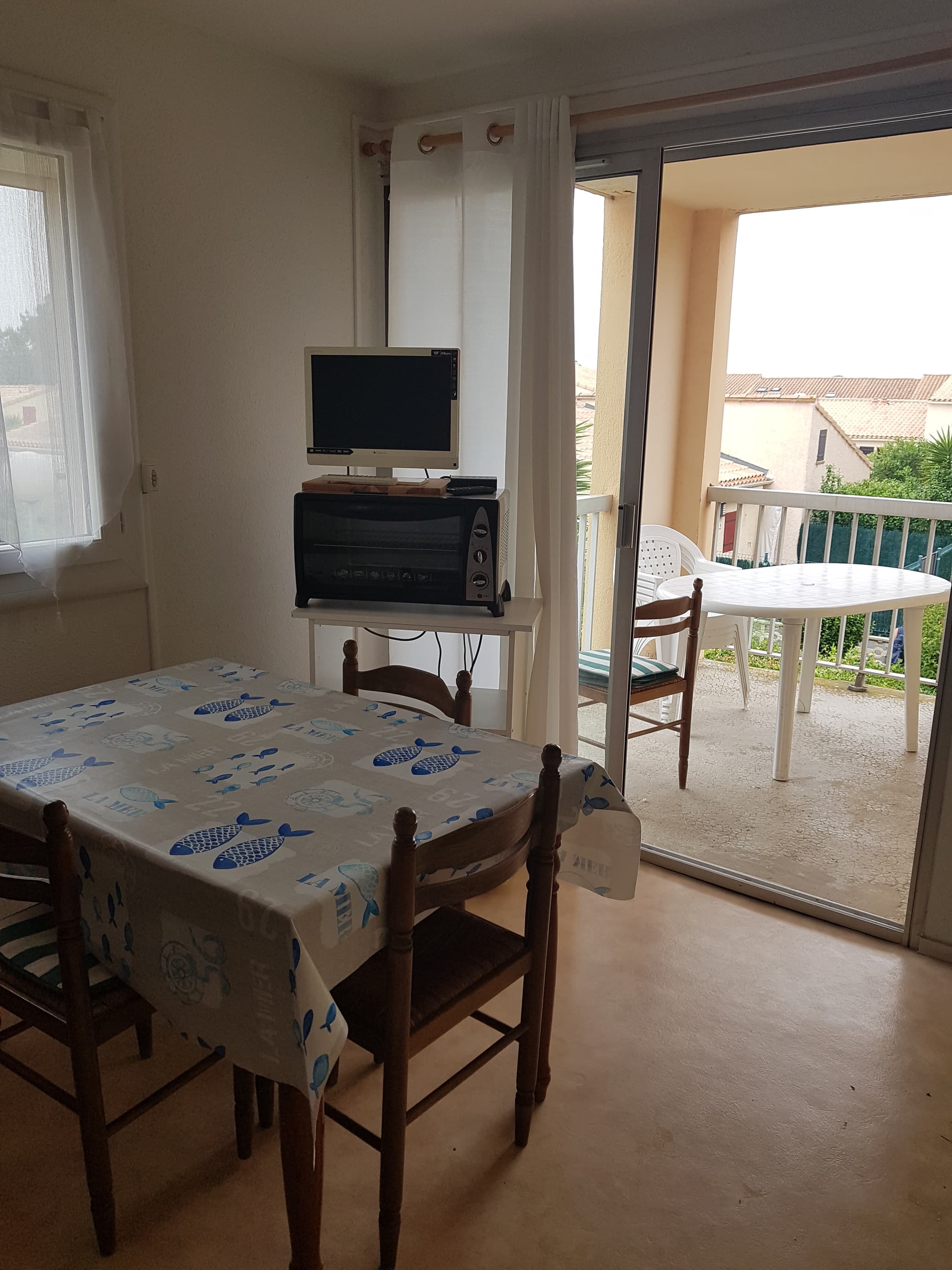 coin repas et balcon