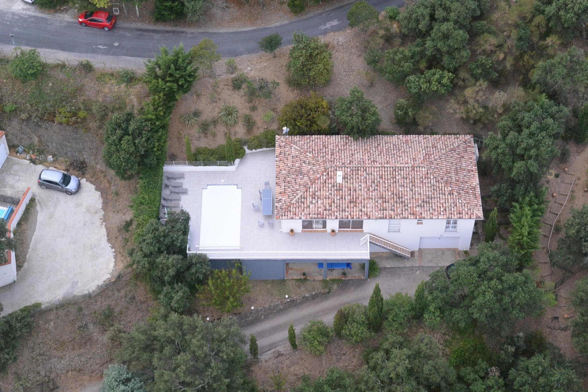 Vue aérienne de la villa_18