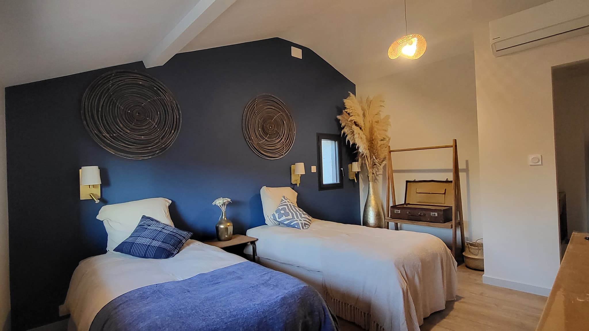 Chambre bleue