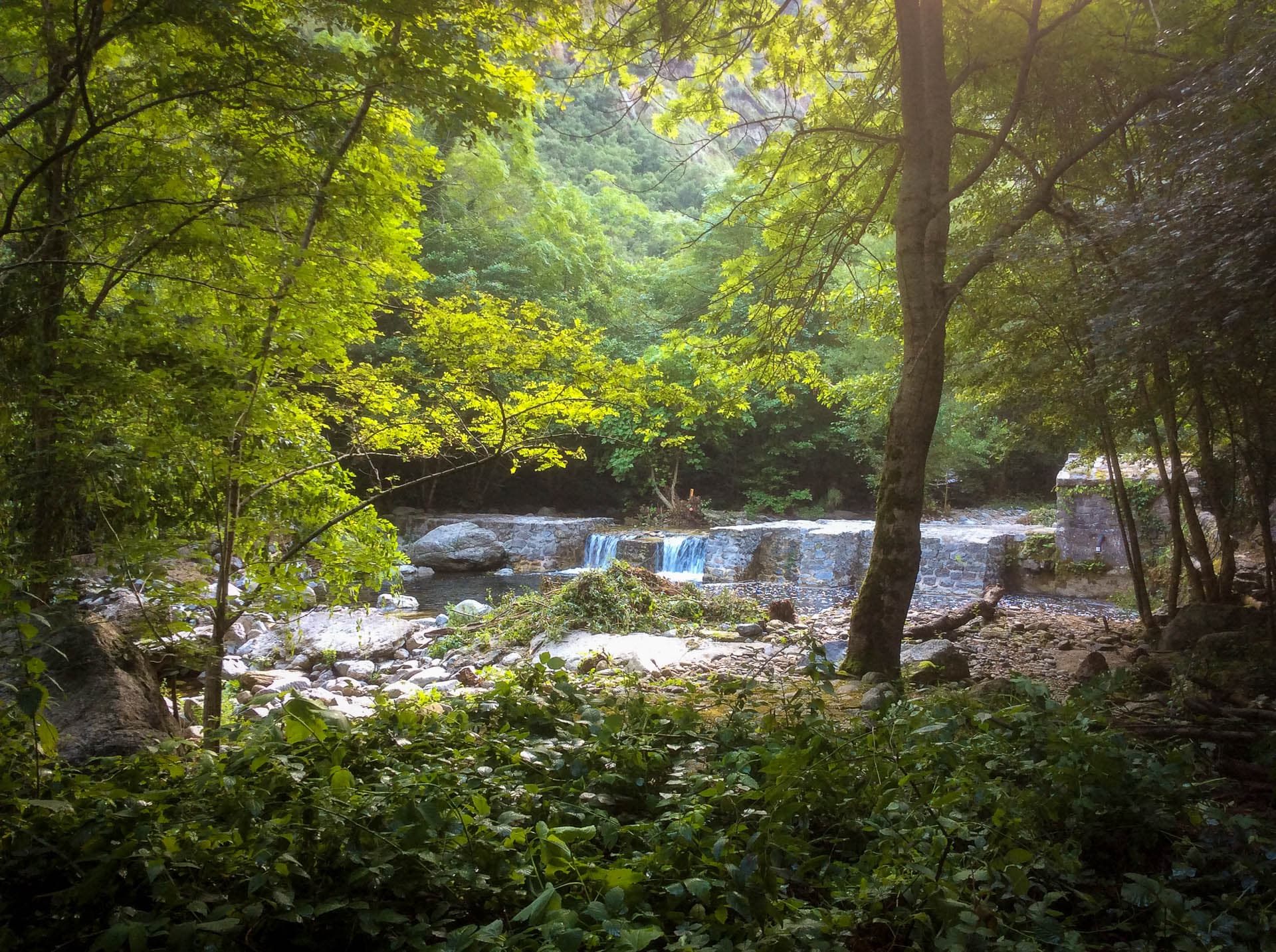 Rivière Le Mondony à Amélie-les-Bains Palalda