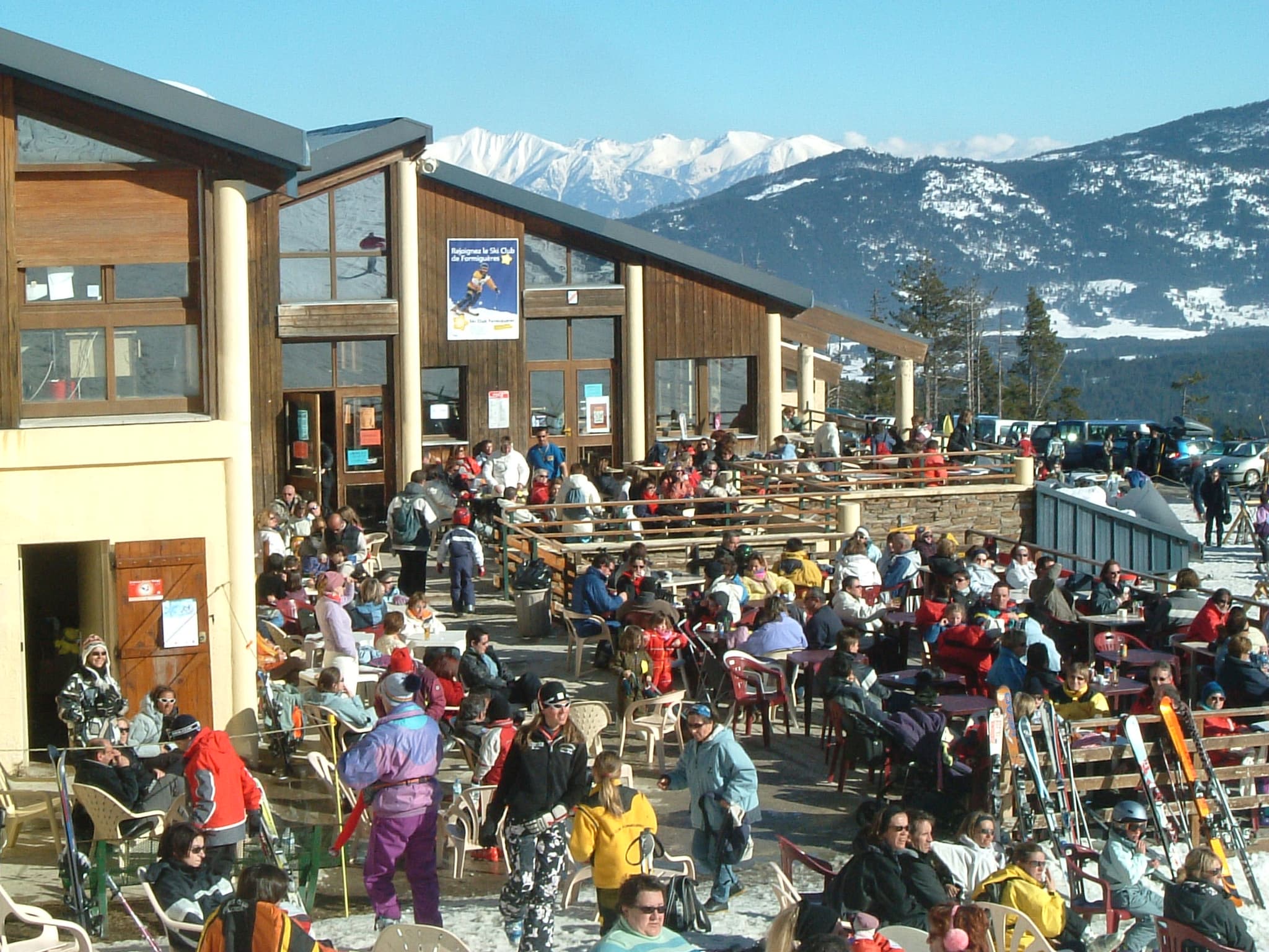 Terrasse panoramique station de ski Formiguères