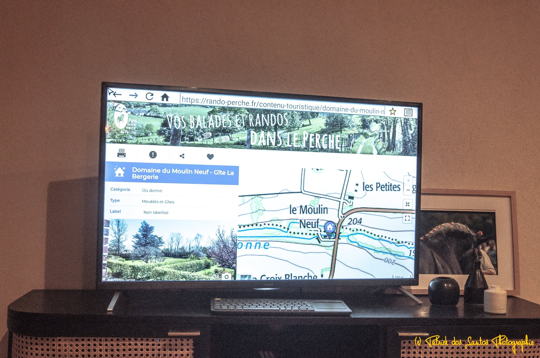 Planifiez vos randonnées directement de la TV connectée 4K avec clavier