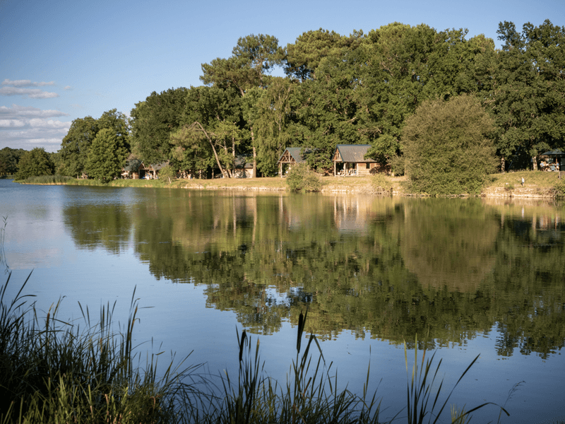 Vue sur le lac de Rillé