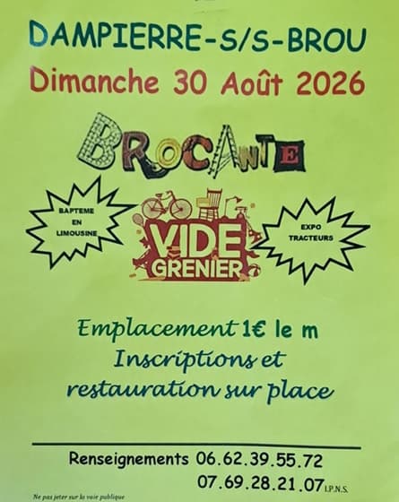 08-30 vide grenier dampierre sous brou
