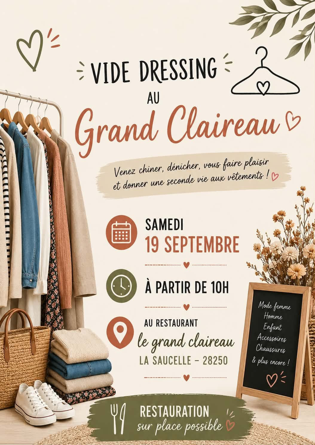19 sept - Vide dressing - La Saucelle