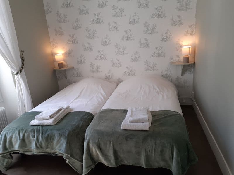 Gîte château de la Vallière - chambre verte