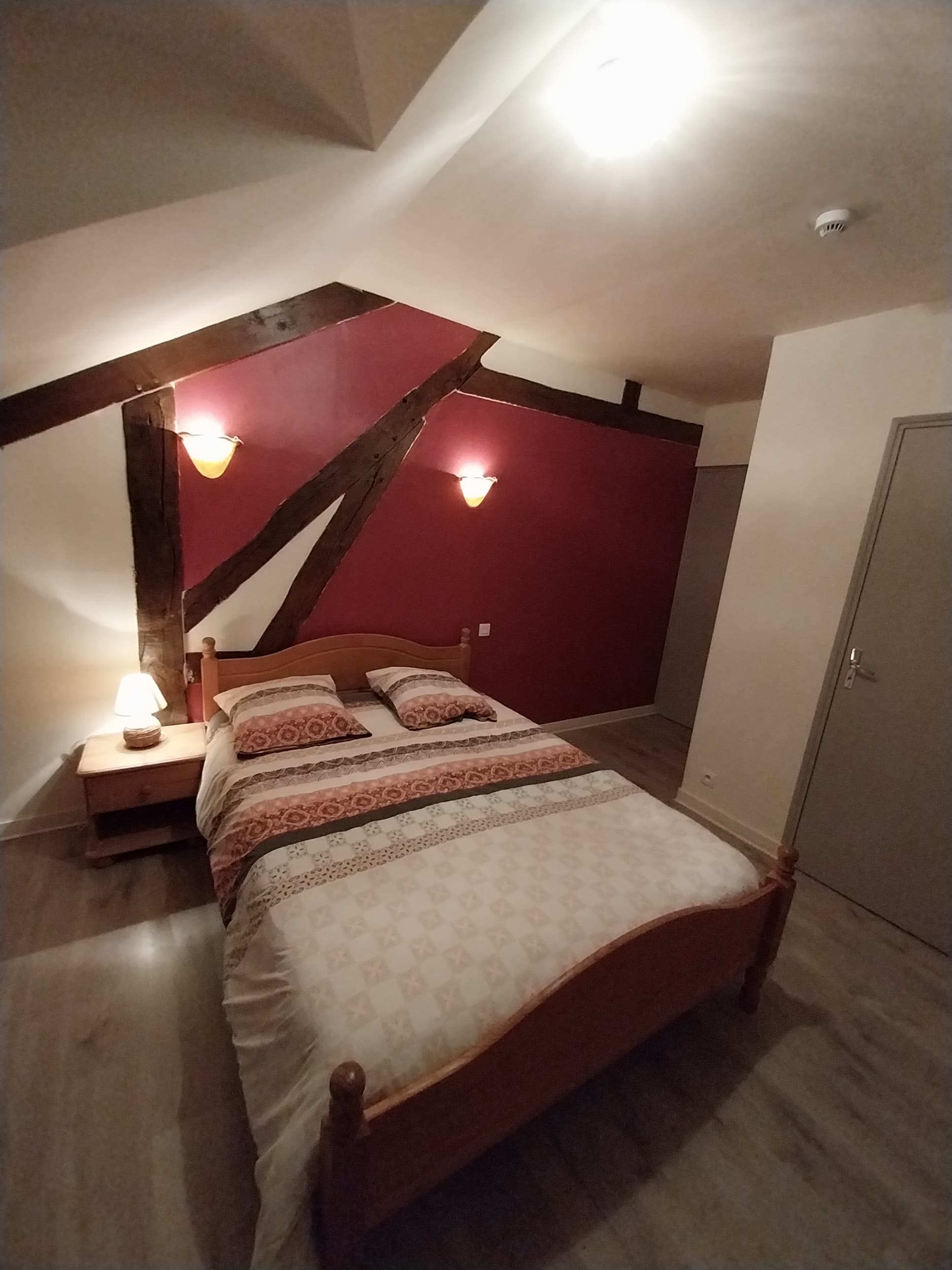 Chambre lit double