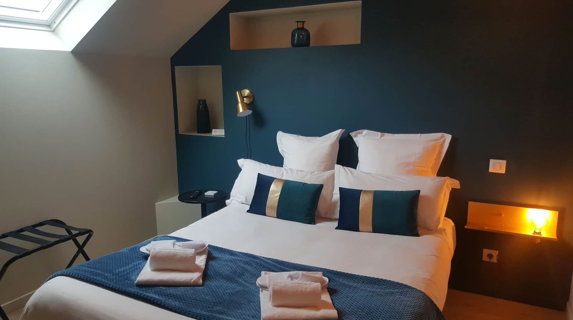 chambre bleue