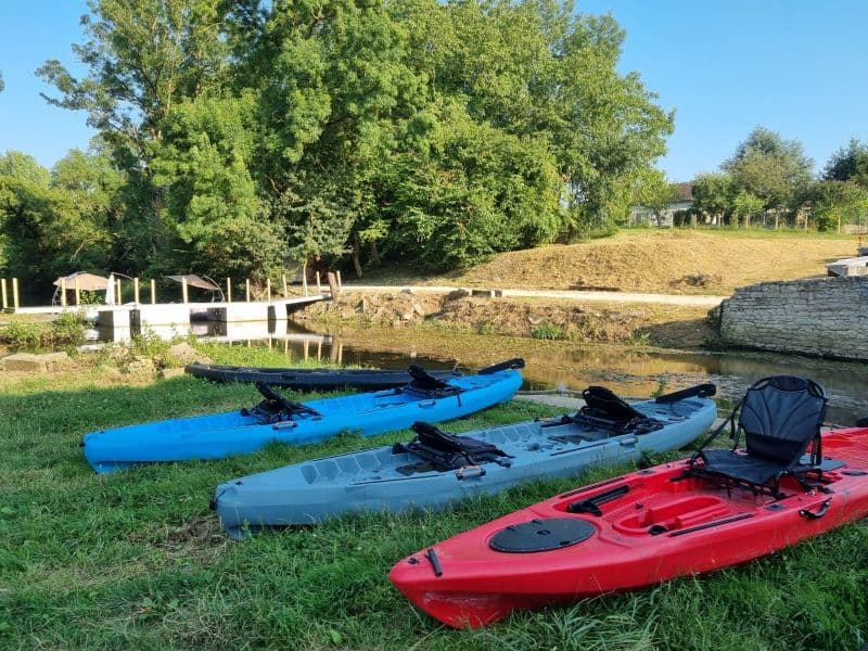 Kayak au moulin de Vilaine