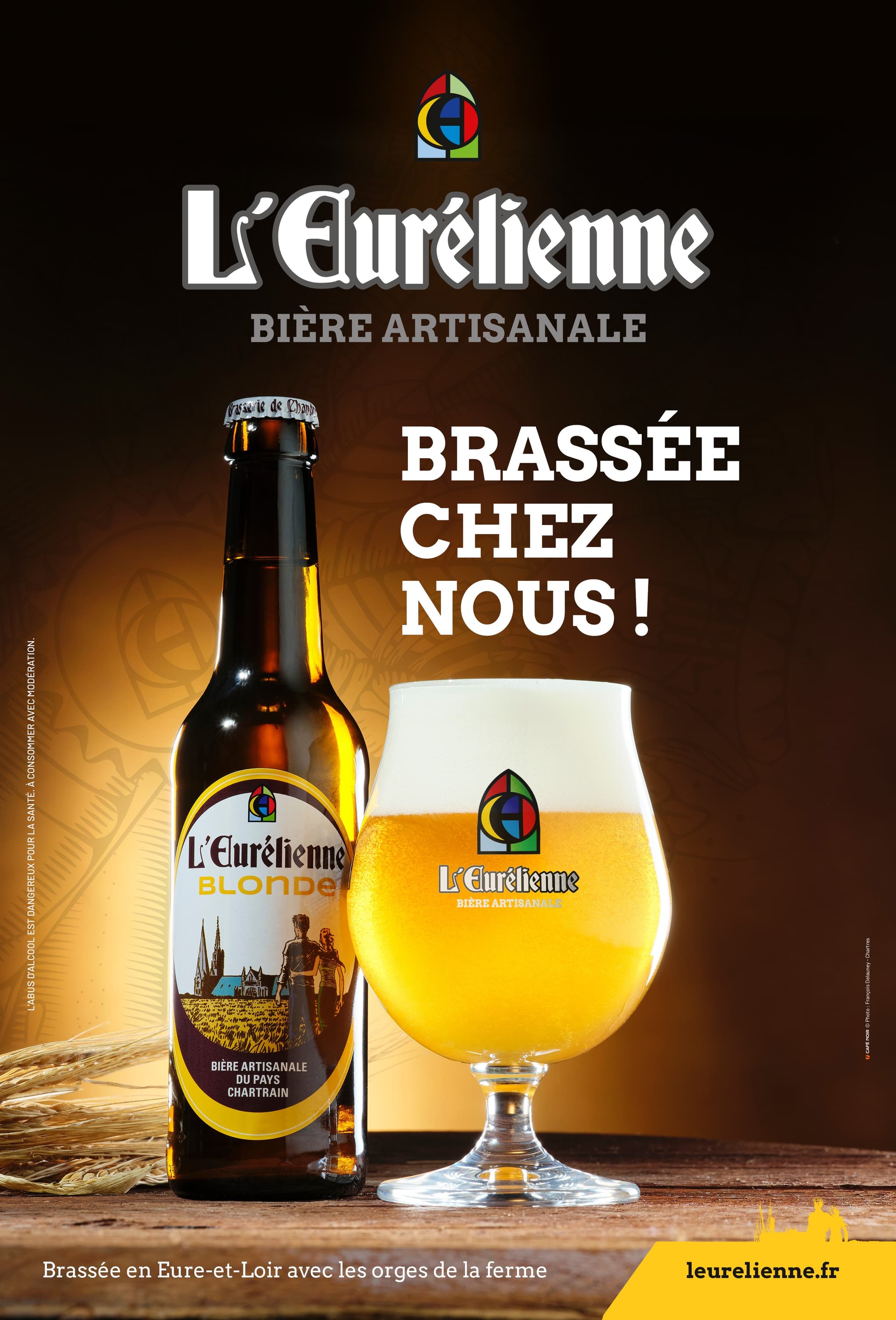 AFFICHE LEURELIENNE BRASSEE CHEZ NOUS